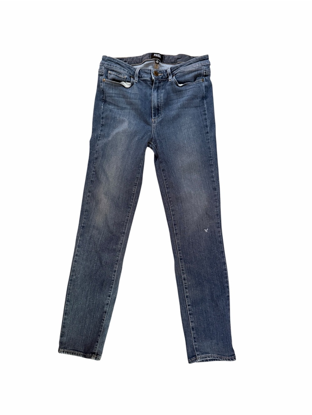PAIGE Size 30 Women’s Dark Wash Skinny Jeans Zipper Stretch